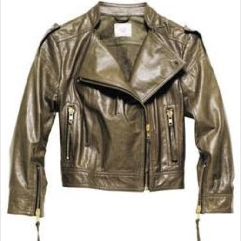 Mathew Williamson for H&M Cropped LeatherJacket